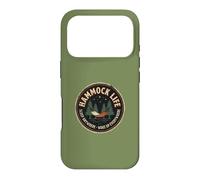 Hammock Camper Sleep Between Trees Outdoor Camping Humor Case for iPhone 17 Pro