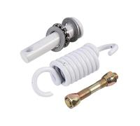 Hammock Chair Hanging Kit - 500LB Egg Chair Spring Pin Plug Hardware for Porch Swings & Hammocks, Heavy-Duty Suspension Kit with Bearing, Rustproof & Easy to Install(White3.4X12CM)