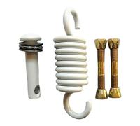 Hammock Chair Swing Spring - Durable Metal Suspension Kit with Secure Safety Clips 157.9x42.6mm | Reliable Ceiling Installation Accessory for Porch Basket Chair Punching Bag Outdoor Support