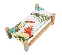 Hammock for Bearded Dragons and Reptiles - Wooden Bed for Reptiles, Sleeping Hammock for Habitat, for Bearded Dragons, Lizards, Snakes in the Terrarium and Habitat