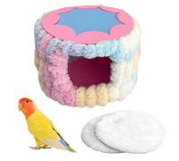 Hammock for Birds, Soft Warm Cute with Pads, Plush Nest for Cockatiel Bird Accessories | For Cold Weather Lovebirds Finch Pet Supplies Chinchilla