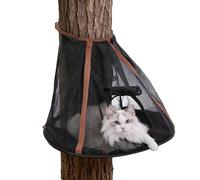 Hammock for Cats - Breathable Foldable Tree Sleeping Hammock - Anti-Bite Cat Bed Outdoor | For Small Animals to Sleep and Rest on Tree, Camping, Yard, Garden, Patio, Balcony