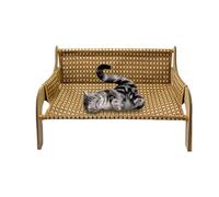 Hammock for Cats, Pet Sofa, Raised Sleeping Area for Cats with Cooling Function, Dog Bed Sofa for Indoor and Outdoor Use in Living Room, Bedroom, Summer Resting Place for Small