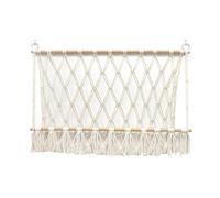 Hammock for Cuddly Toys - Corner Net, Macrame Storage Hammock, Plush Toy Holder, Space Saving Stand, Soft Presentation System for Cuddly Toys and More Order in the Children's Room