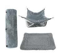 Hammock for Hamster - Den with Cave and Soft Tunnel for Sleeping Rest Play Climbing - for Hamster Chinchilla Ferret Sugar Glider Sleeping Rest Play Climbing