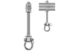 Hammock Hooks for Stand,Non-Slip Hammock Mounting Kit | Heavy-Duty Anti-Slip 1500lbs Load Capacity Hanger for Swing Chair Tree Strap Indoor Nursery Camping Porch