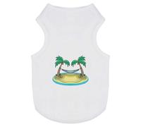 'Hammock On A Desert Island' Pet Dog/Cat T-Shirt (PT00130075)