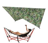 Hammock Rain Fly | 7.55x4.59ft Waterproof Camping Tarp | Tear Resistant Portable Hammock Shelter Tarp For Camping Traveling Outdoor Adventure Hiking Backpacking Beach, Durable Waterproof Tent Rain Cov