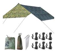Hammock Rain Fly - Waterproof Camping Tarp | Multifunctional Hammock Tent Tarp | Portable Tent for Sun Protection Camping Backpacking Tarps for Camp, Picnic, Hiking, Outdoor Activities