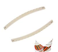 Hammock Spreader Bar 14-Hole 2-Piece Removable Curved Hammock Replacement Cross Bars for Patio Garden Balcony Camping Hiking Travel