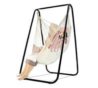 Hammock stand, A-shaped Metal Sensory Swing Indoor, 300LBS Bearing Hammocks Chair, Swing Stand for Outdoor Backyard, Balcony, Patio (Hammock Chair not Include)
