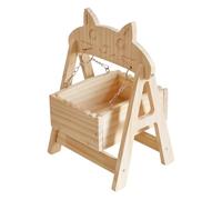 Hammock Swing Hamster | Small Animal Cage Accessories Safe Wooden Hammock to - Small Animal Hammock - For Mice, Dwarf Hamster, Chinchilla, Ferret, - Hiding Out Activities