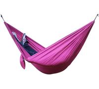 Hammock Swing Outdoor Bed Double Hammock 102x55 Inch Two Person Hammocks With 210T Nylon Parachute Portable Lightweight Easy Setup(G)