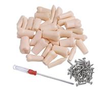 HAMModel 32PCS Dental Training Granules - Realistic Simulated Teeth for Practice, Cavity Prep & Crown Exercises - Realistic Anatomy for Lifelike Learning Model