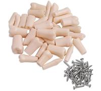 HAMModel 32Pcs Removable Typodont Teeth Set - Universal Fit for Standard Dental Models, Premium Dental Teaching & Study Tool for Students & Educators, Realistic Design for Practice