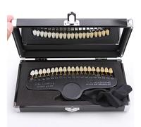 HAMModel Teeth Whitening Shade Guide - 20 Shades Eco-Friendly ABS Plastic, Lightweight & Durable Tooth Color Book for Dentists, Labs, Veneers, Crowns