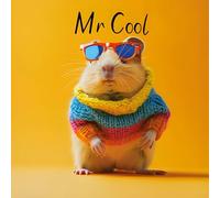 Hammond Gower Birthday Card for Kids, Teens or Adults - Funny 'Mr Cool' Hamster Design - Gem Embellishments - Blank Inside - Hilarious Animal Greeting Card