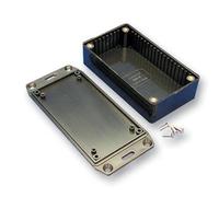 Hammond - Ip54 Black Flame Retardant Abs Enclosure With Flanged Lid - 150X80X46mm