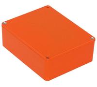 Hammond - Ip54 Orange Stomp Box Aluminium Instrument Enclosure - 120X94X42mm