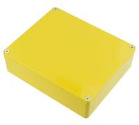Hammond Quality Stompbox Guitar Effects Powder Coated Enclosure Various Colours & Sizes (145 x 121 x 39mm, Yellow)