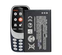 HamnaKhu BL-4UL Battery for Nokia 3310 Asha 225, 3310, 3310 3G - Model 2017