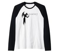 Hamnet Plague Doctor Silhouette Raglan Baseball Tee