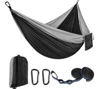 Hamock Outdoor Leisure Double 2 Person 300x200 Cm Hammocks 440lbs Ultralight Camping Hammock With Backpack Garden Hammock(J)
