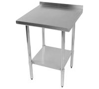 Hamoki Catering Stainless Steel Wall Prep Table 600mm Wide 100mm Upstand IMT-066B