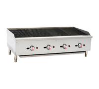 Hamoki Commercial 4 Burner Countertop Gas Chargrill 1200mm Wide Nat Gas ECB-48SX