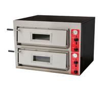 Hamoki Commercial Double Deck Pizza Oven 8 x 14 Pizzas 2 x 700mm Decks 1 Phase