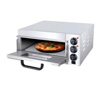 Hamoki Commercial Single Deck Pizza Oven - 770mm x 720mm, Hearthstone Base, Plug-in