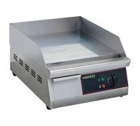 Hamoki Electric Griddle - 400mm Wide Smooth Chrome Plug In