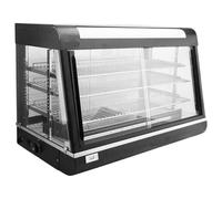 Hamoki FM36 Heated Food Display Cabinet - Front & Rear Door Warmer 3 Shelves 150ltr Capacity 13 amp