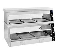 Hamoki HDS4 Commercial Chicken Warmer Heated Cabinet - 2 Tier 1220mm 1 Phase