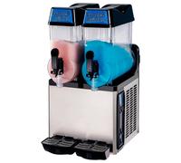 Hamoki J12LX2 Twin Tank Slush Machine with Square Drip Trays - 2 x 12 Ltr