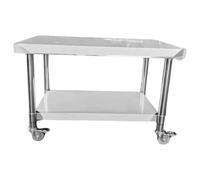 Hamoki Mobile Stainless Steel Griddle Stand - 600mm Wide 700mm Deep