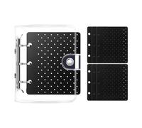 Hamosky Foldable Pin Collection Book, Pin Display Book, Felt Organizer with Snap Button Closure, Portable Pin Trading Display Case, Black, 12x11x2.5cm, Waterproof and Dustproof Storage for Jewelry