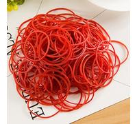Hamosky Rubber Band Paper Bills Dollars Money Elastic Stretchable Bands 500Pcs (Red)