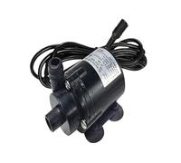 HamPaesk 1pc 12V DC Electric Water Pump Micro Brushless Submersible Pump Circulation Pump For Aquarium Fountain Medical Cooling 280L/H(Naked cable)