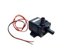 HamPaesk 1pc DC12V 400MA 240L/H Water Pump Micro DC Brushless Fish Tank Hydroponic Silent Circulation Submersible Pumps AD20P-1230C