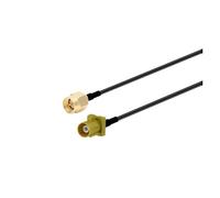 HamPaesk 1PC RG174 Cable Fakra A B C D E F G H I K Z Male To SMA Adapter Car GPS Navigation Antenna Extension Cord RF Coax Pigtail(SMA M to K M-RG174,3M)