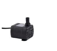 HamPaesk 1pc Silent Powered Fountain Water Pump - Submersible, 3W Dc, 200L/H Flow, Durable Abs Shell