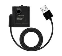 HamPaesk 1pc Water Pump 3-9V USB Plug 12V Hydroponic Cooling Circulating Aquarium Pet Drinking Silent Brushless Submersible(1020 3-9V USB Plug)