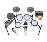 HAMPBACK ACE-307 Starter Electric Drum Set with Pretty Electronic Drum Mesh Pads, 2 Cymbals with Choke, 52+20 Drum Kits and 918