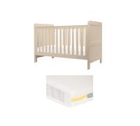 Hampden Cotbed & Essential Airflow Pocket Spring Cotbed Mattress Bundle - Cashmere Cashmere