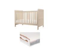 Hampden Cotbed & Luxury Hybrid Twin Cotbed Mattress Bundle - Cashmere Cashmere