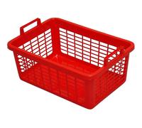 Hamper Square 80 L 80 CM Red Household Carrying Basket Laundry Box Transport