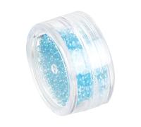 HAMPPLIES 1 Box DIY Micro Beads for Nail Art Glass Non Porous Nail Beauty Accessories Lightweight Durable Manicure Decor for Women Professional Home Use