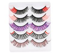HAMPPLIES 1 Box Vivid False Eyelashes DIY Grafting Eyelashes for Stunning Makeup Looks Synthetic Fibers for Daily Wear and Parties Easy to Apply
