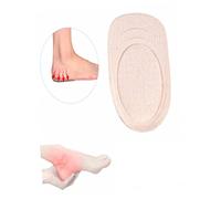 HAMPPLIES 1 Pair Comfortable Heel Support Pads Warm Gel Cushions for High Heels Khaki Foot Care for Women and Relief for Plantar and Ankle Discomfort